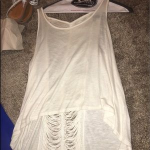 Tank top, short front longer back